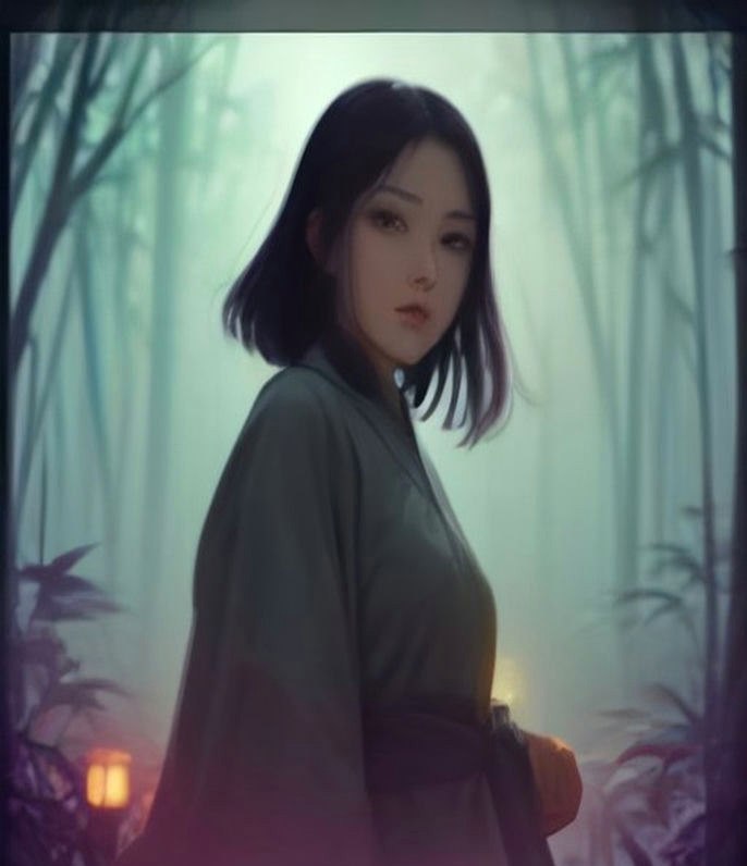 雾隐江湖动漫风原创封面